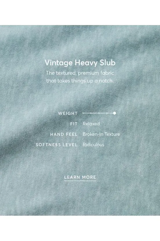 Vintage Heavy Slub Pocket Tee - Taupe