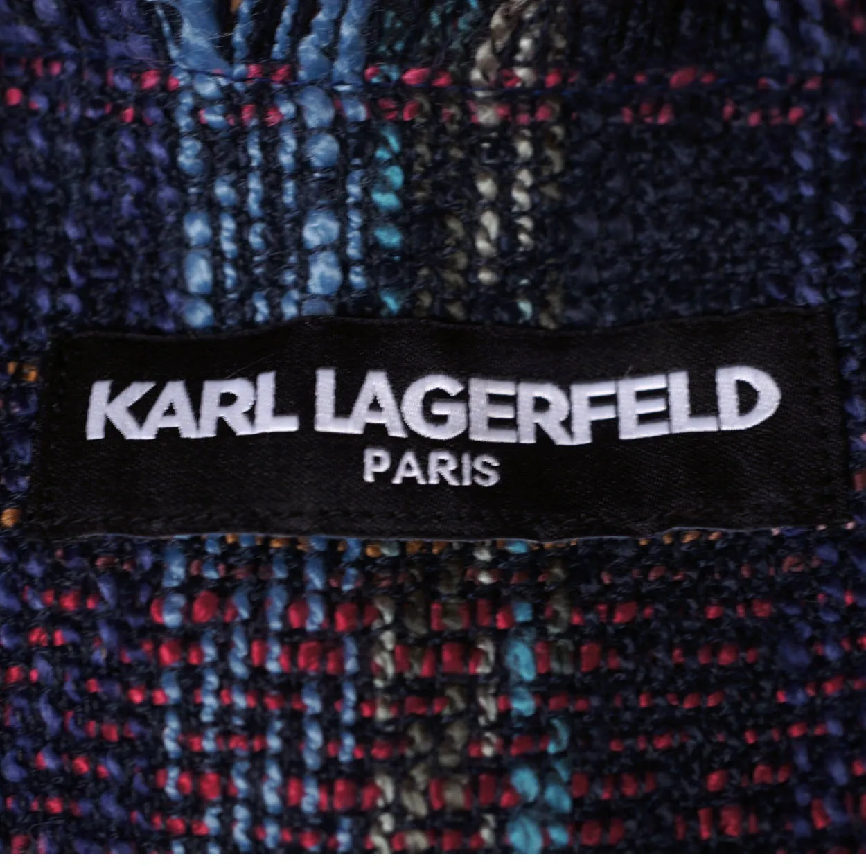 Vintage Karl Lagerfeld Paris Tweed Jacket Ladies Size S M