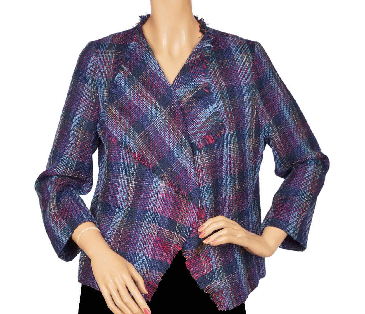 Vintage Karl Lagerfeld Paris Tweed Jacket Ladies Size S M