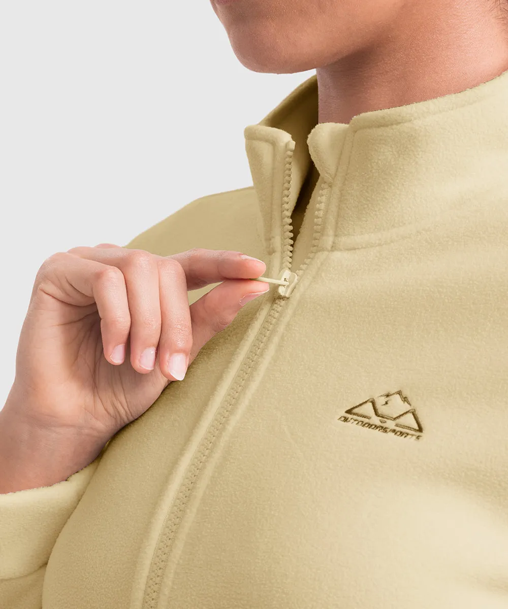 Women's Full Zip Polar Fleece Jacket