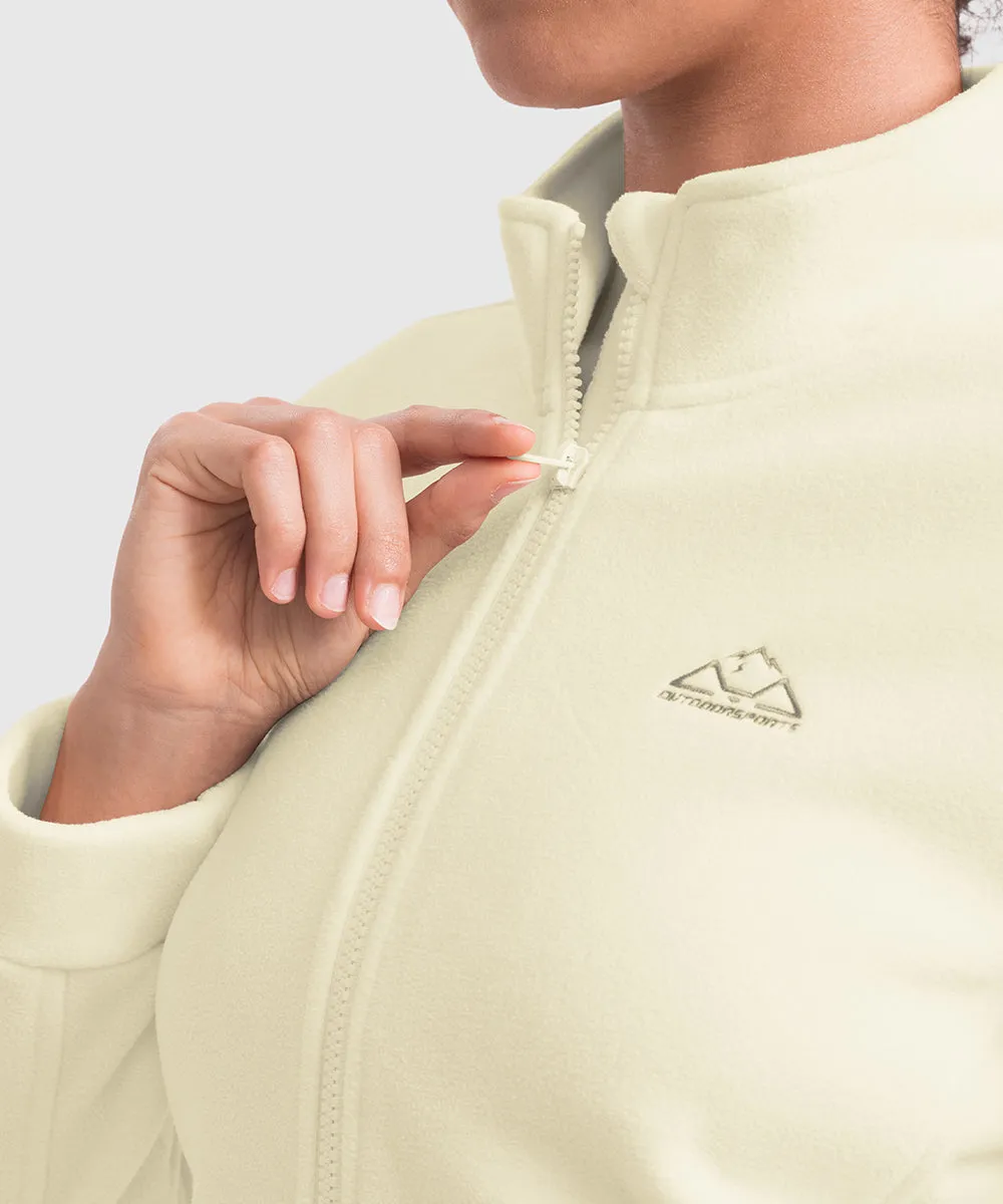 Women's Full Zip Polar Fleece Jacket