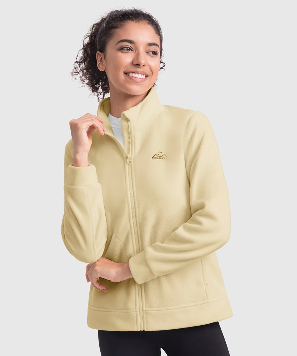 Women's Full Zip Polar Fleece Jacket