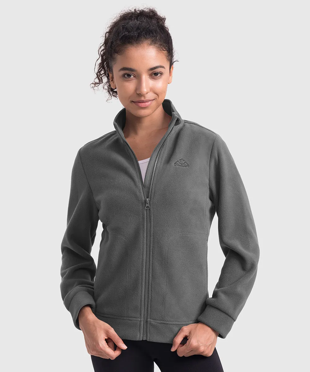 Women's Full Zip Polar Fleece Jacket