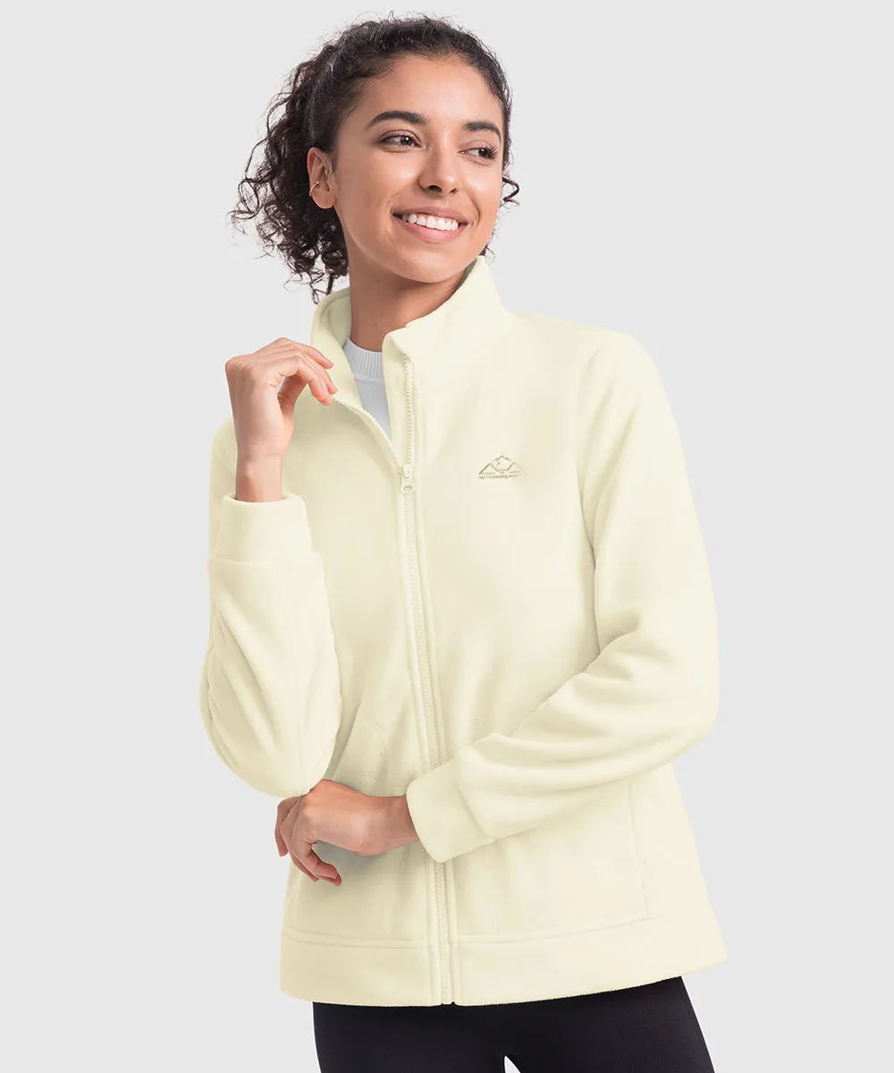 Women's Full Zip Polar Fleece Jacket