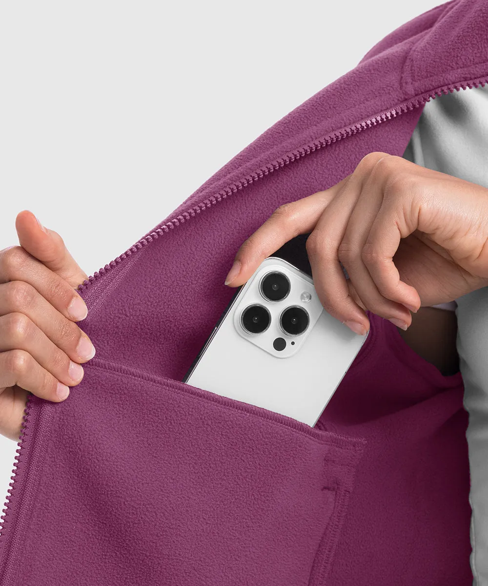 Women's Full Zip Polar Fleece Jacket