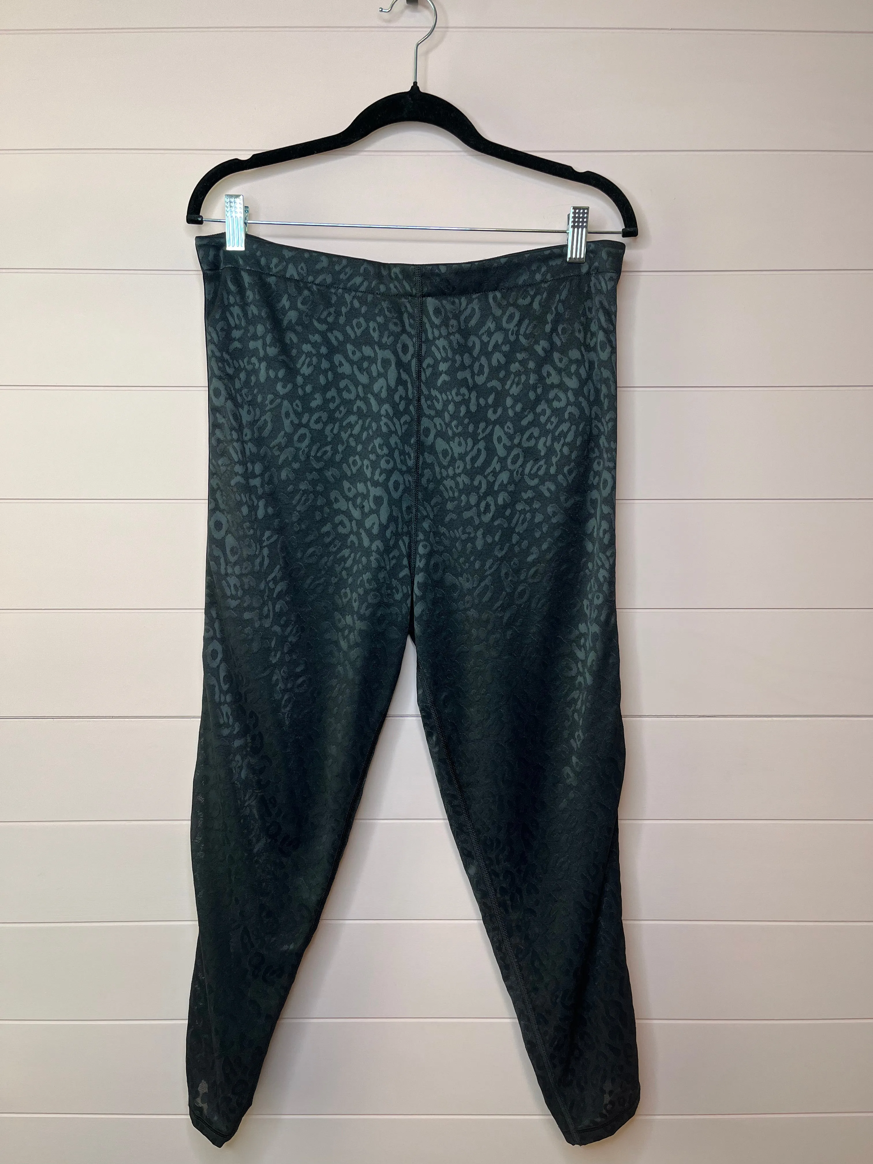 XL Victoria’s Secret Black Sheer Leopard Print Leggings
