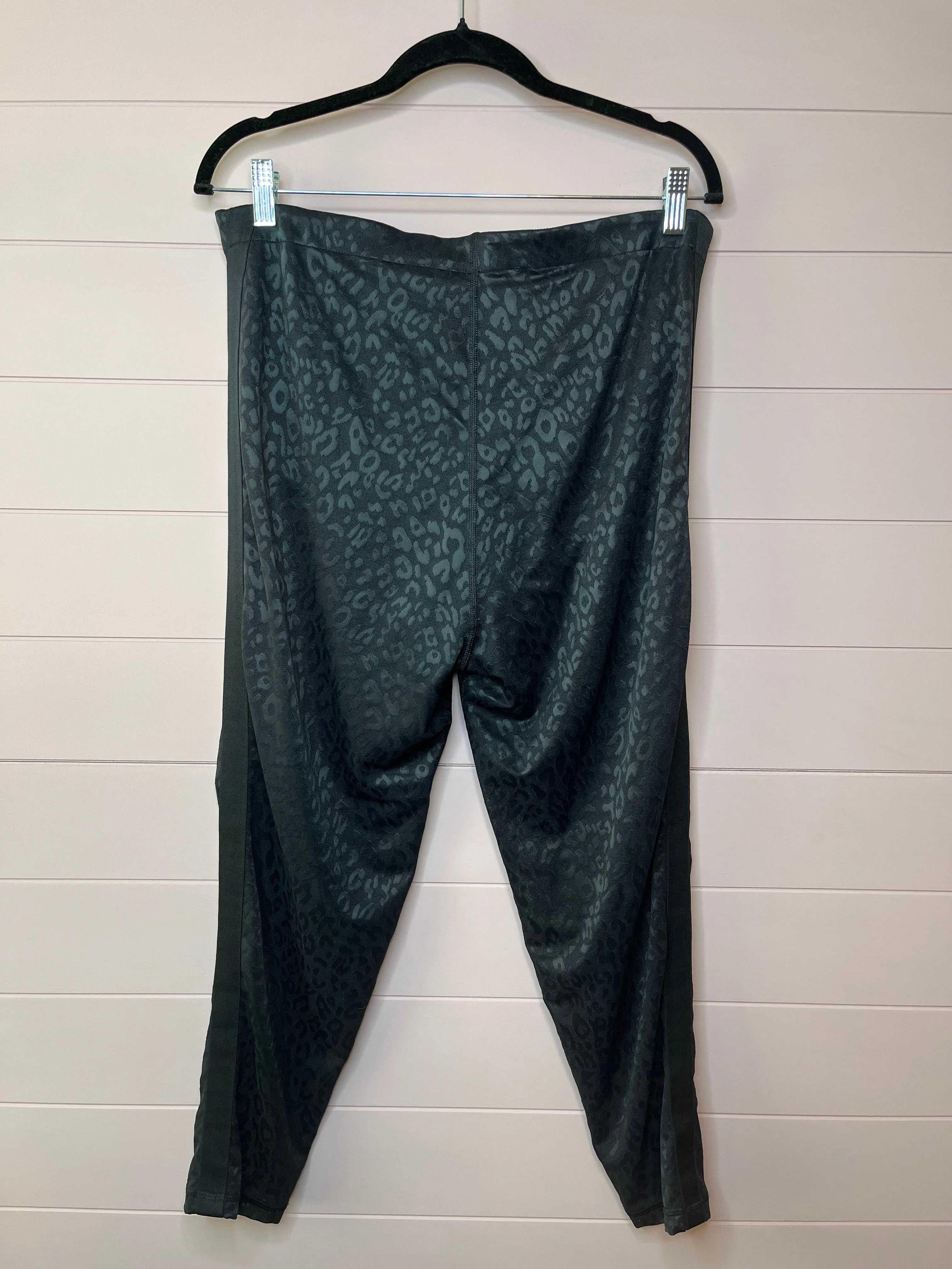 XL Victoria’s Secret Black Sheer Leopard Print Leggings