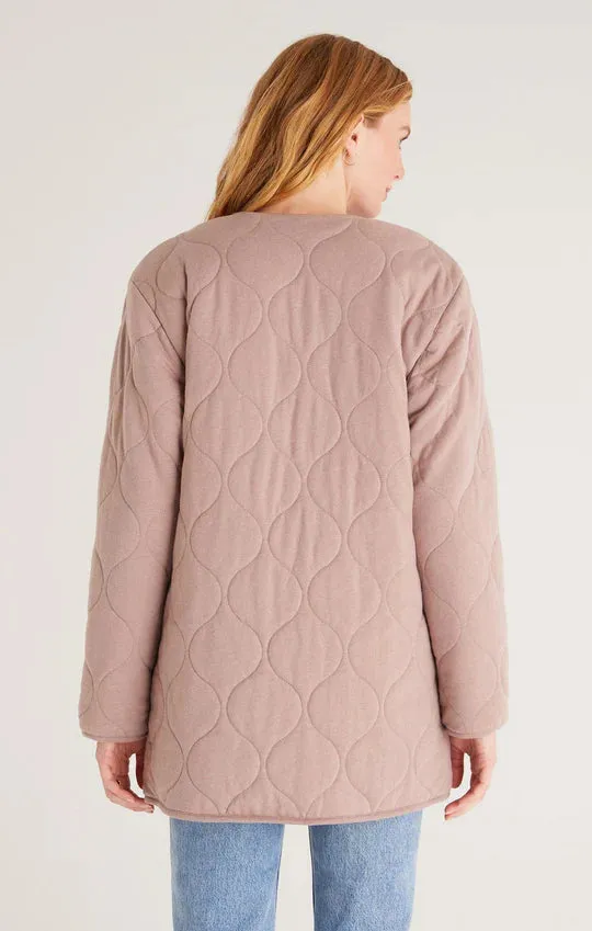 Z Supply Rana Quilted Reversible Sherpa Jacket